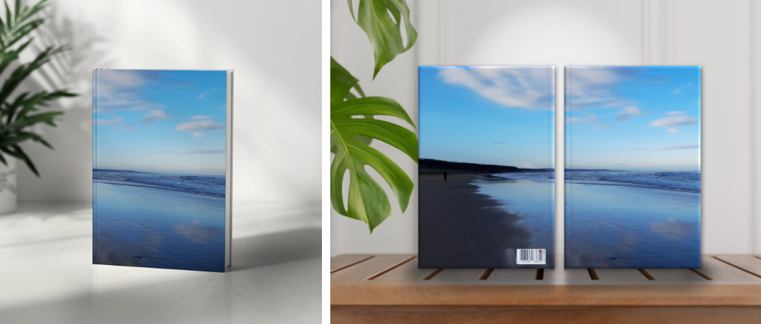 Dusk Beach &amp; Blue Sky